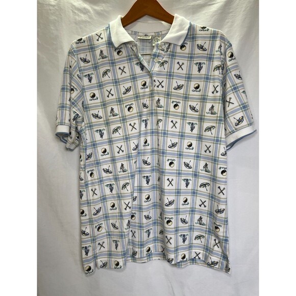 Classic Elements Other - Classic Elements Golf Print Polo Men's Size Large